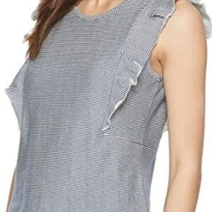 BB Dakota | Striped Ruffle Tank | XS